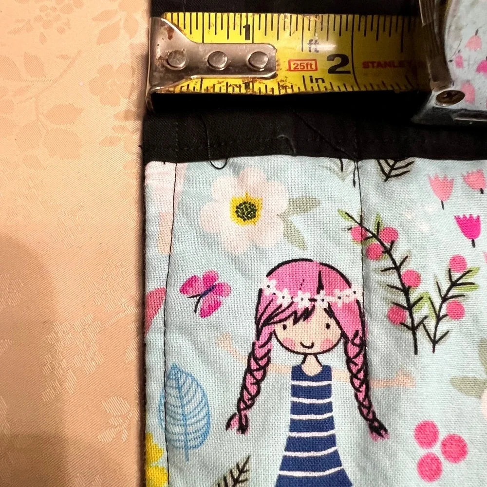 Handmade Boho Llama Teepee Print Waist Apron Pockets Server Crafting adjustable